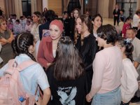 Leyla Əliyeva və Arzu Əliyeva “Cənnətin ariyası” adlı layihə çərçivəsində təqdim olunan konsertdə iştirak ediblər (FOTO)