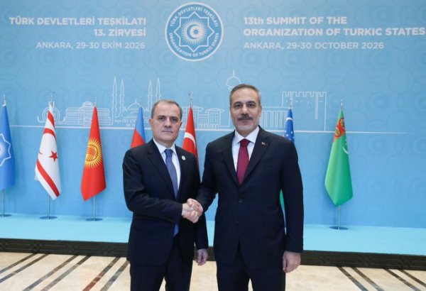 Ceyhun Bayramov Hakan Fidanla görüşüb