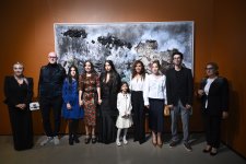 Leyla Əliyeva və Alyona Əliyeva Azərbaycan Rəngkarlığı Muzeyində “ENQRAM” sərgisinin açılışında iştirak ediblər (FOTO)