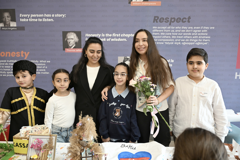Heydər Əliyev Fondunun vitse-prezidenti Leyla Əliyeva ADA Məktəbində xeyriyyə məqsədli ənənəvi Payız festivalı – “Məhsul bayramı”nda iştirak edib (FOTO)