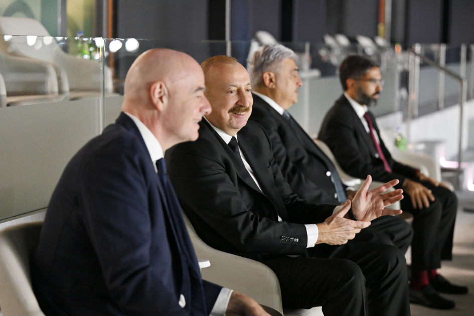Prezident İlham Əliyev “FIFA U-15 World Cup and Festival”ın final matçını izləyib, mükafatlandırma mərasimində iştirak edib (FOTO)