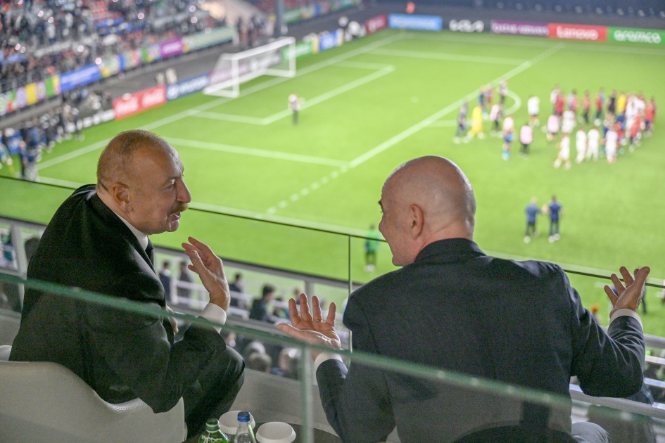 Prezident İlham Əliyev “FIFA U-15 World Cup and Festival”ın final matçını izləyib, mükafatlandırma mərasimində iştirak edib (FOTO)