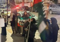 Londonda Azərbaycan səfirliyi qarşısında İran agentlərinin təxribatı (FOTO/VİDEO)