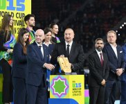 Prezident İlham Əliyev “FIFA U-15 World Cup and Festival”ın final matçını izləyib, mükafatlandırma mərasimində iştirak edib (FOTO)