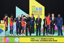Prezident İlham Əliyev “FIFA U-15 World Cup and Festival”ın final matçını izləyib, mükafatlandırma mərasimində iştirak edib (FOTO)