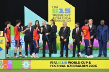 Prezident İlham Əliyev “FIFA U-15 World Cup and Festival”ın final matçını izləyib, mükafatlandırma mərasimində iştirak edib (FOTO)