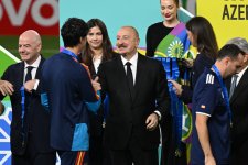Prezident İlham Əliyev “FIFA U-15 World Cup and Festival”ın final matçını izləyib, mükafatlandırma mərasimində iştirak edib (FOTO)