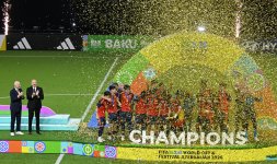 Prezident İlham Əliyev “FIFA U-15 World Cup and Festival”ın final matçını izləyib, mükafatlandırma mərasimində iştirak edib (FOTO)