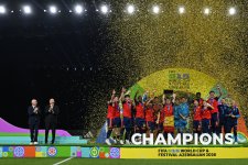 Prezident İlham Əliyev “FIFA U-15 World Cup and Festival”ın final matçını izləyib, mükafatlandırma mərasimində iştirak edib (FOTO)