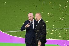 Prezident İlham Əliyev “FIFA U-15 World Cup and Festival”ın final matçını izləyib, mükafatlandırma mərasimində iştirak edib (FOTO)