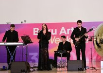 Heydər Əliyev Fondunun vitse-prezidenti Leyla Əliyeva və Alyona Əliyeva “Art Weekend”in rəsmi açılışında iştirak ediblər (FOTO)