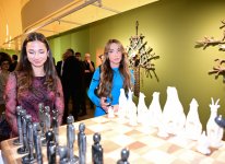 Heydər Əliyev Fondunun vitse-prezidenti Leyla Əliyeva və Alyona Əliyeva “Art Weekend”in rəsmi açılışında iştirak ediblər (FOTO)