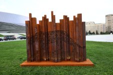 Heydər Əliyev Fondunun vitse-prezidenti Leyla Əliyeva və Alyona Əliyeva “Art Weekend”in rəsmi açılışında iştirak ediblər (FOTO)