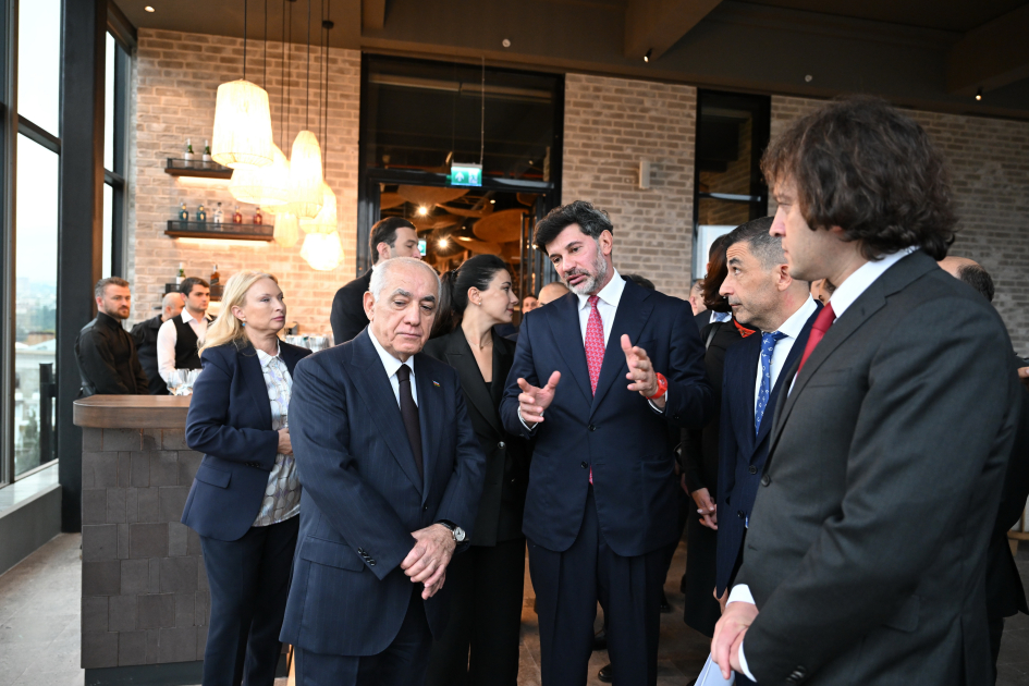 Azərbaycanın və Gürcüstanın Baş nazirləri “ART Riverfront Hotel Tbilisi”nin açılışında iştirak ediblər (FOTO/VİDEO)